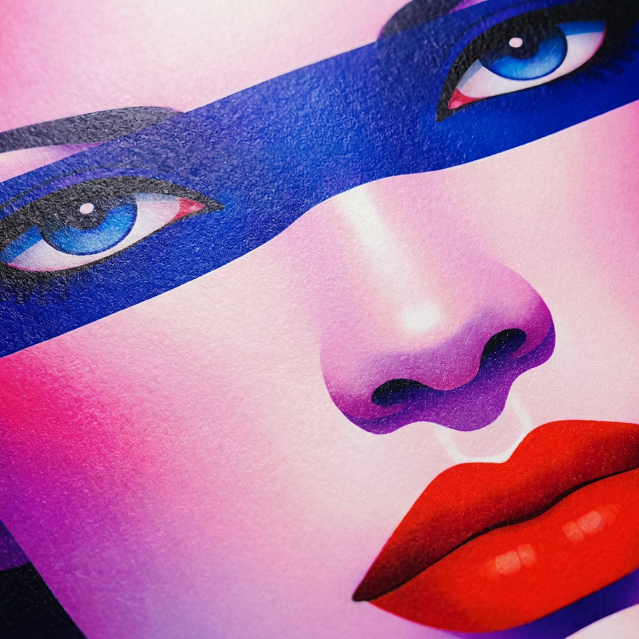 ELECTRA | Retro Female Portrait Pop Art | 8K Single - 32K Multi-Print Luxury Wall Decor