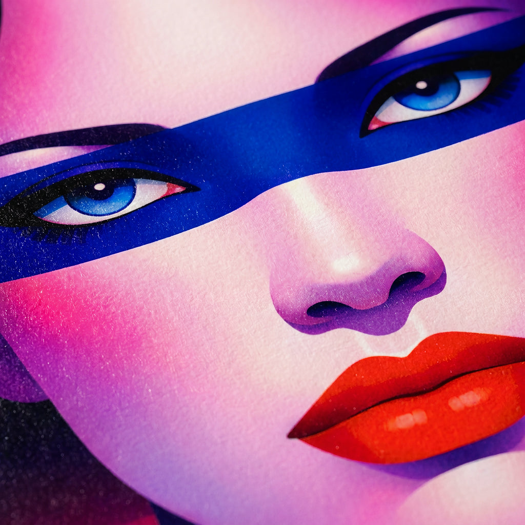 ELECTRA | Retro Female Portrait Pop Art | 8K Single - 32K Multi-Print Luxury Wall Decor