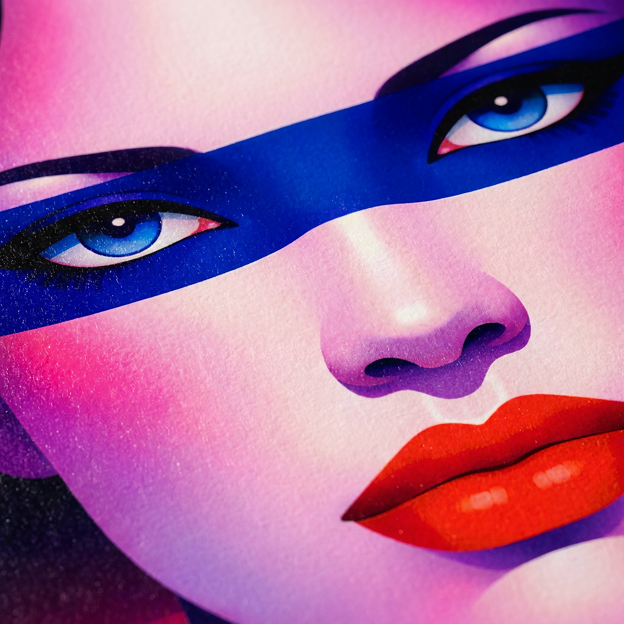 ELECTRA | Retro Female Portrait Pop Art | 8K Single - 32K Multi-Print Luxury Wall Decor