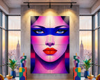 ELECTRA | Retro Female Portrait Pop Art | 8K Single - 32K Multi-Print Luxury Wall Decor