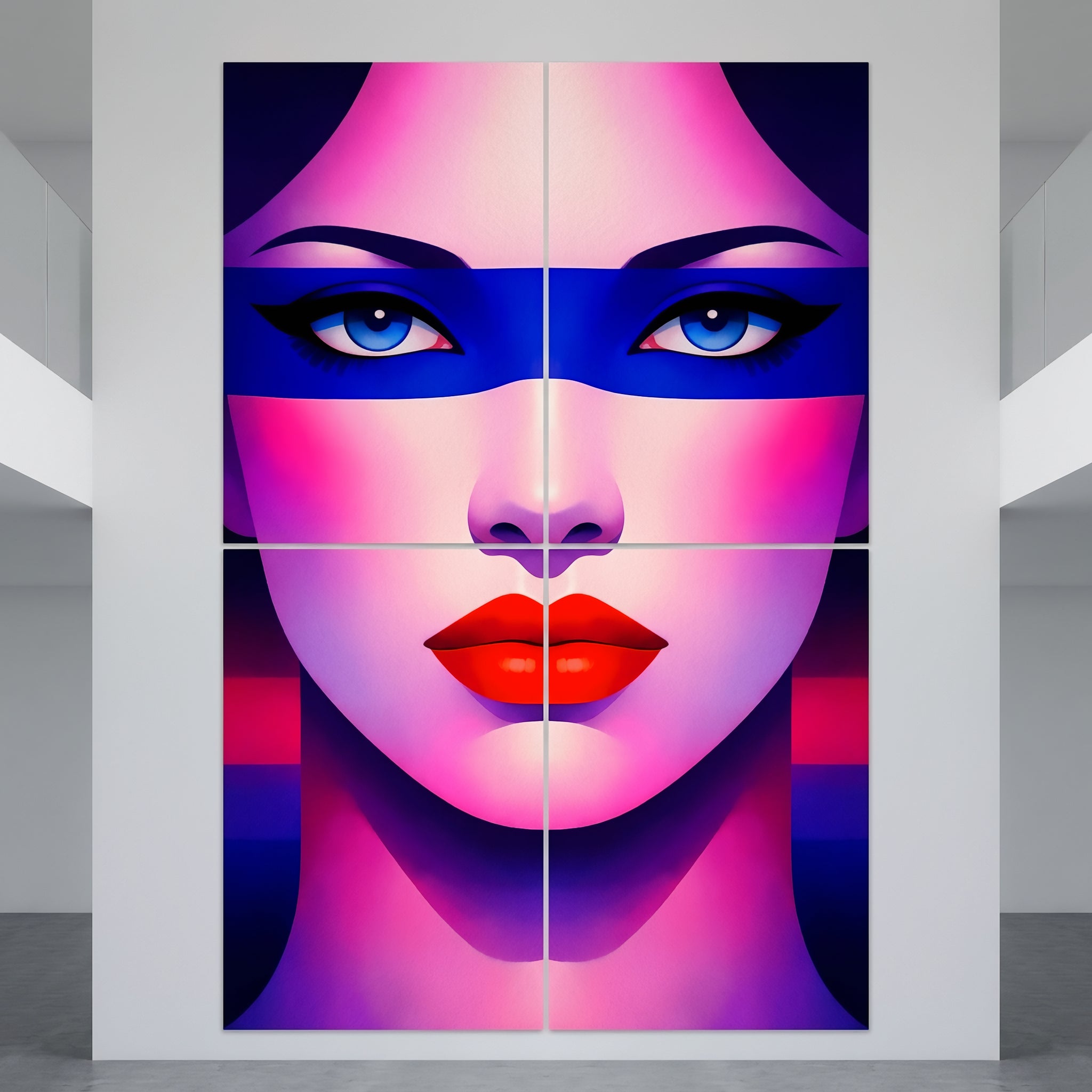 ELECTRA | Vibrant Retro Female Pop Art Portrait | Luxury Multi-Print Wall Art