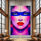 ELECTRA | Vibrant Retro Female Pop Art Portrait | Luxury Multi-Print Wall Art