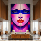 ELECTRA | Vibrant Retro Female Pop Art Portrait | Luxury Multi-Print Wall Art