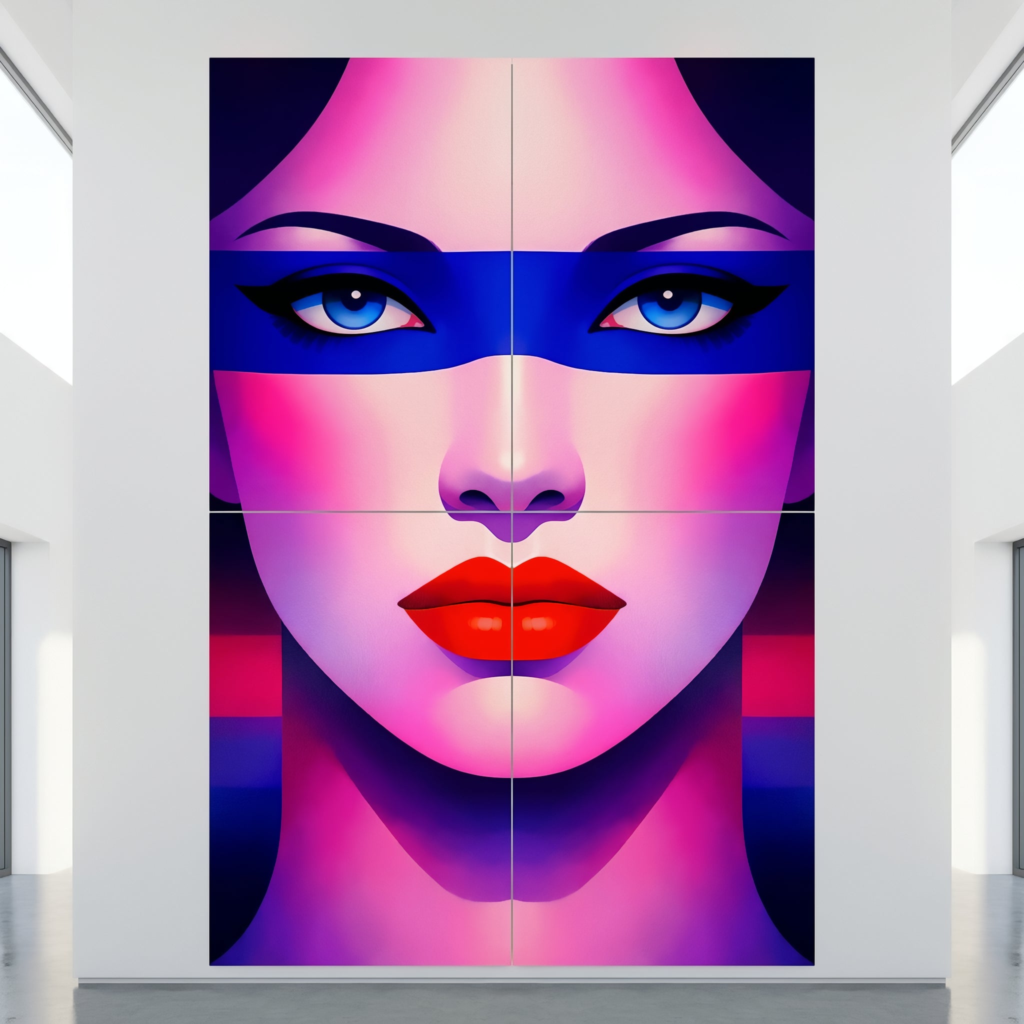 ELECTRA | Vibrant Retro Female Pop Art Portrait | Luxury Multi-Print Wall Art