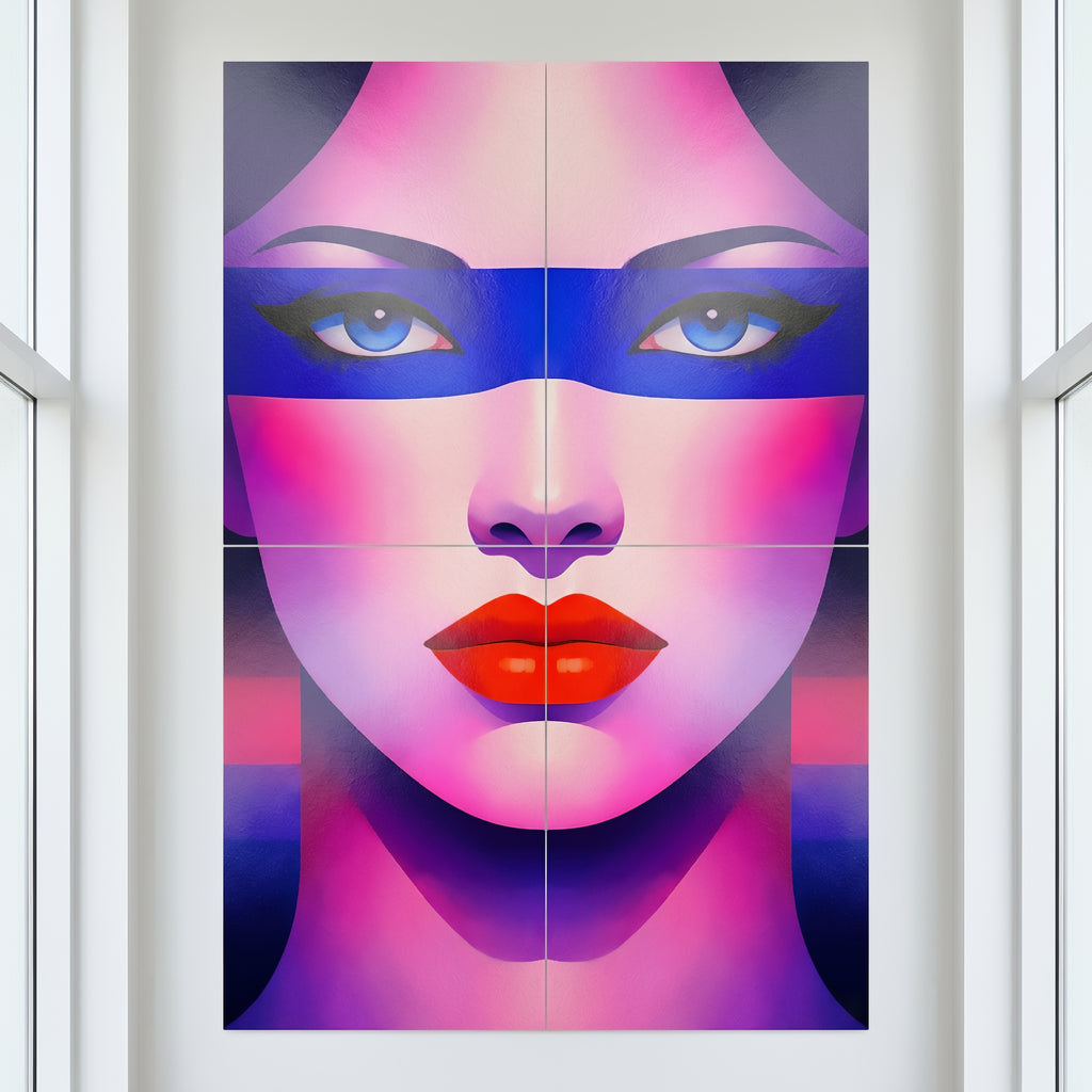 ELECTRA | Vibrant Retro Female Pop Art Portrait | Luxury Multi-Print Wall Art