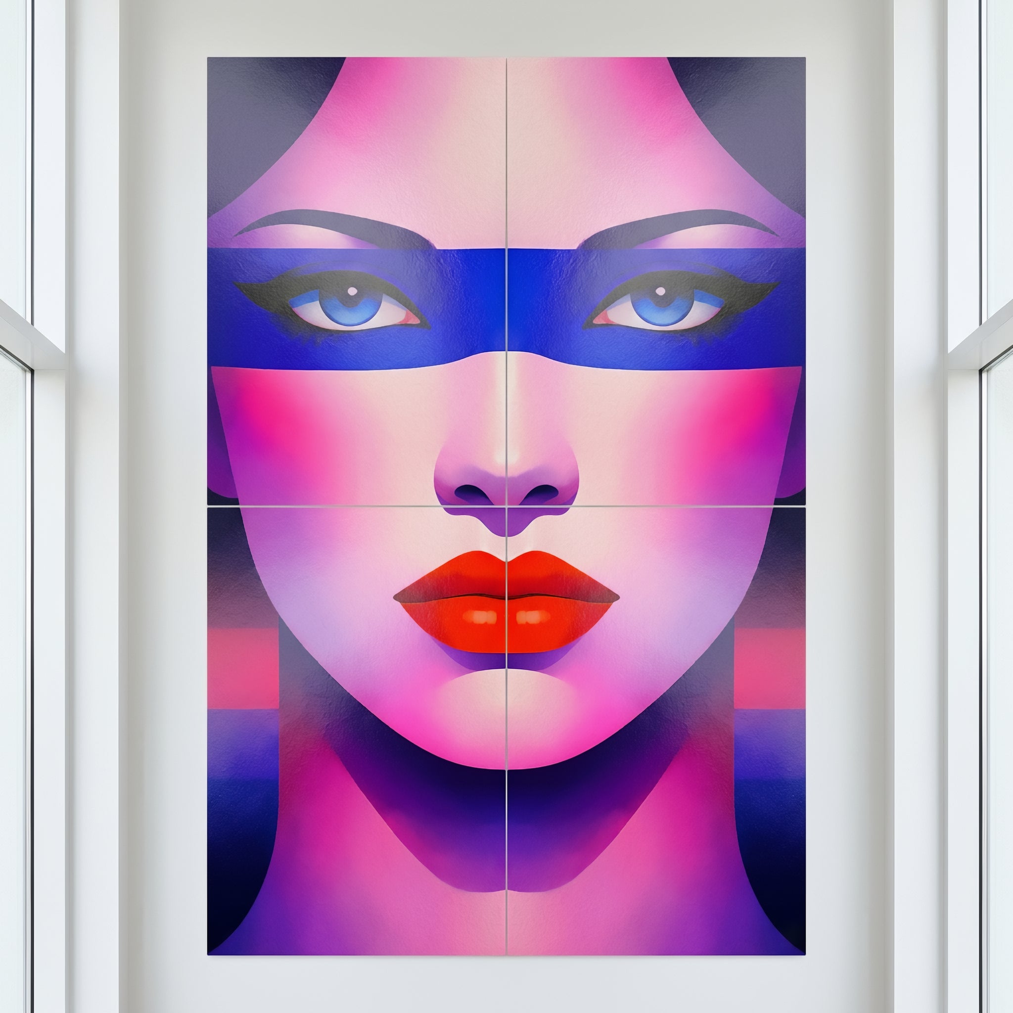 ELECTRA | Vibrant Retro Female Pop Art Portrait | Luxury Multi-Print Wall Art