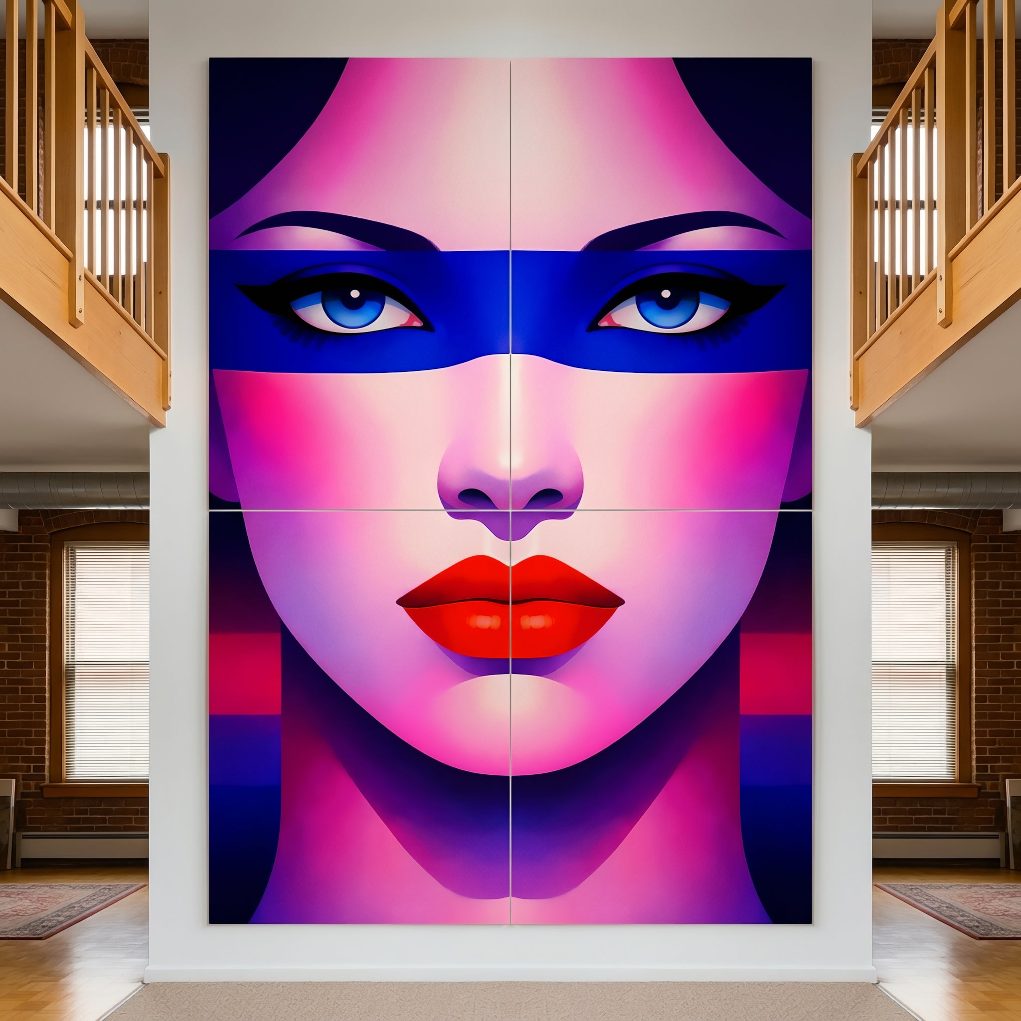 ELECTRA | Vibrant Retro Female Pop Art Portrait | Luxury Multi-Print Wall Art