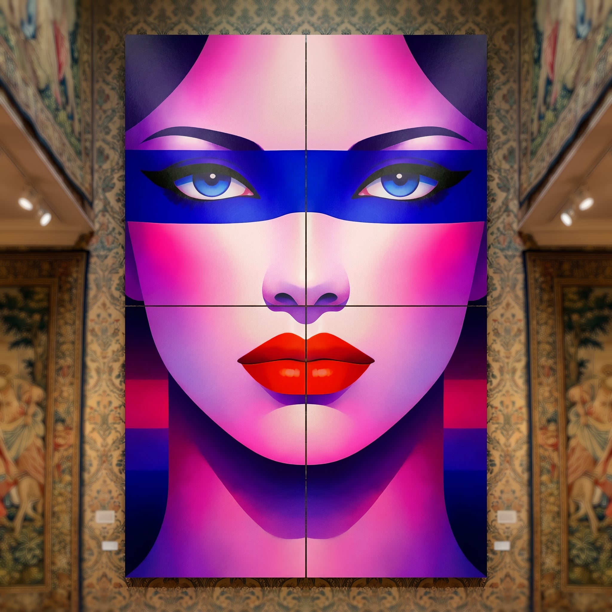 ELECTRA | Vibrant Retro Female Pop Art Portrait | Luxury Multi-Print Wall Art