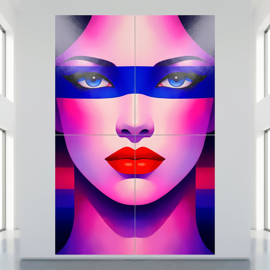 ELECTRA | Vibrant Retro Female Pop Art Portrait | Luxury Multi-Print Wall Art