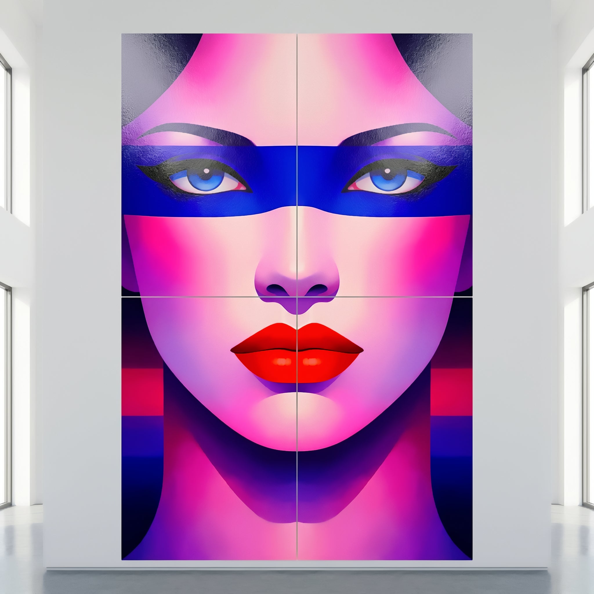 ELECTRA | Vibrant Retro Female Pop Art Portrait | Luxury Multi-Print Wall Art