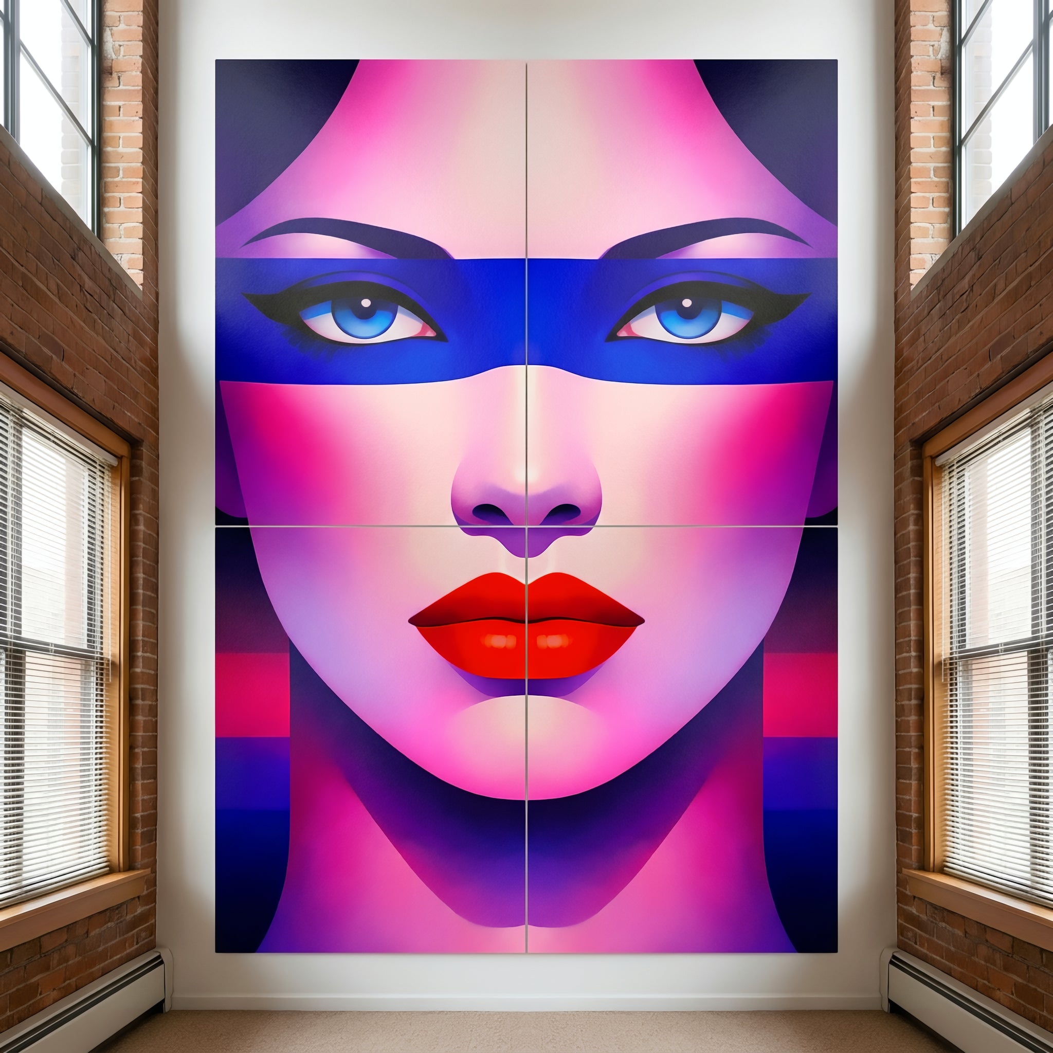 ELECTRA | Vibrant Retro Female Pop Art Portrait | Luxury Multi-Print Wall Art