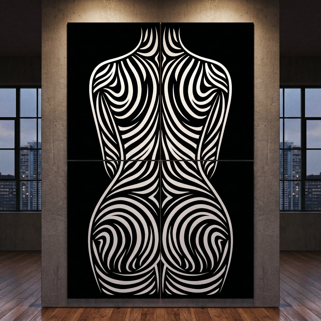 ENTROPY | Minimalist | Female Figure | B&W | 8K - 32K