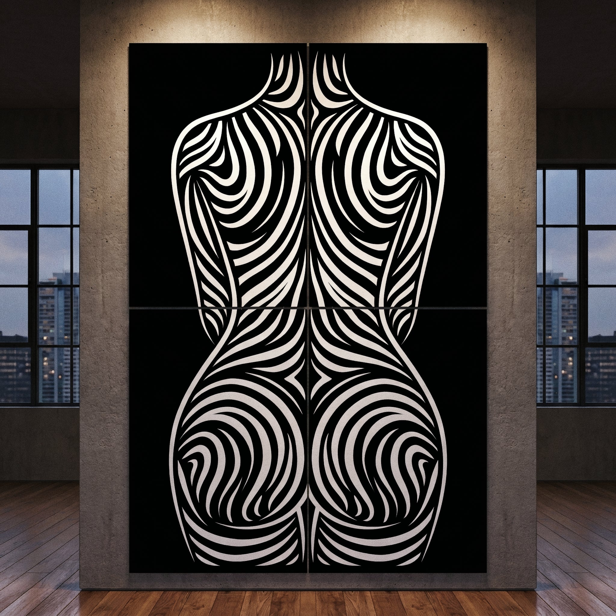 ENTROPY | Minimalist | Female Figure | B&W | 8K - 32K
