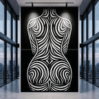 ENTROPY | Minimalist | Female Figure | B&W | 8K - 32K