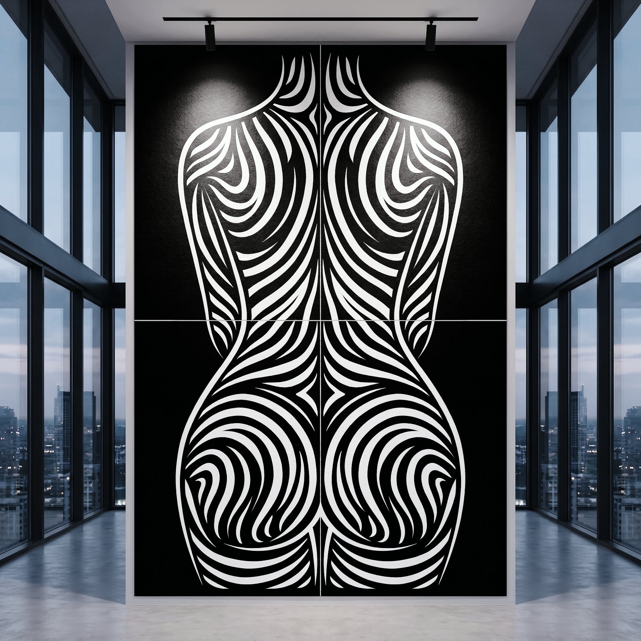 ENTROPY | Minimalist | Female Figure | B&W | 8K - 32K