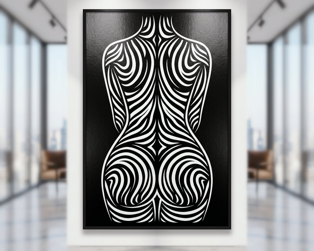 ENTROPY | Minimalist | Female Figure | B&W | 8K - 32K