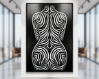 ENTROPY | Minimalist | Female Figure | B&W | 8K - 32K