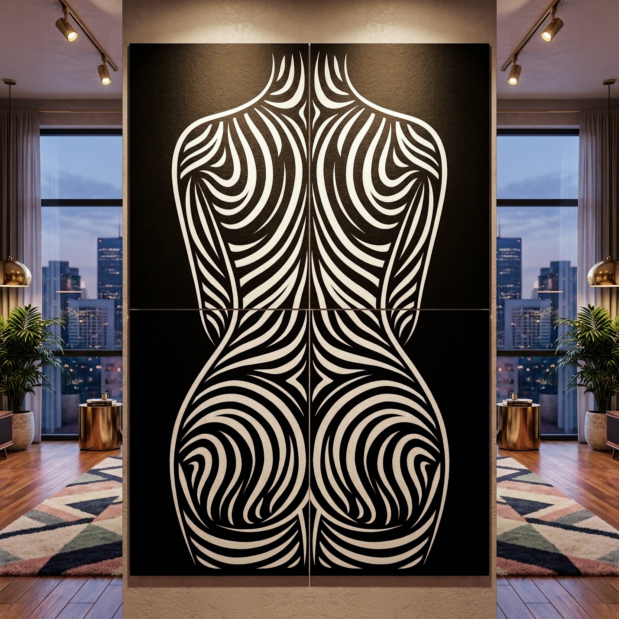ENTROPY | Minimalist | Female Figure | B&W | 8K - 32K