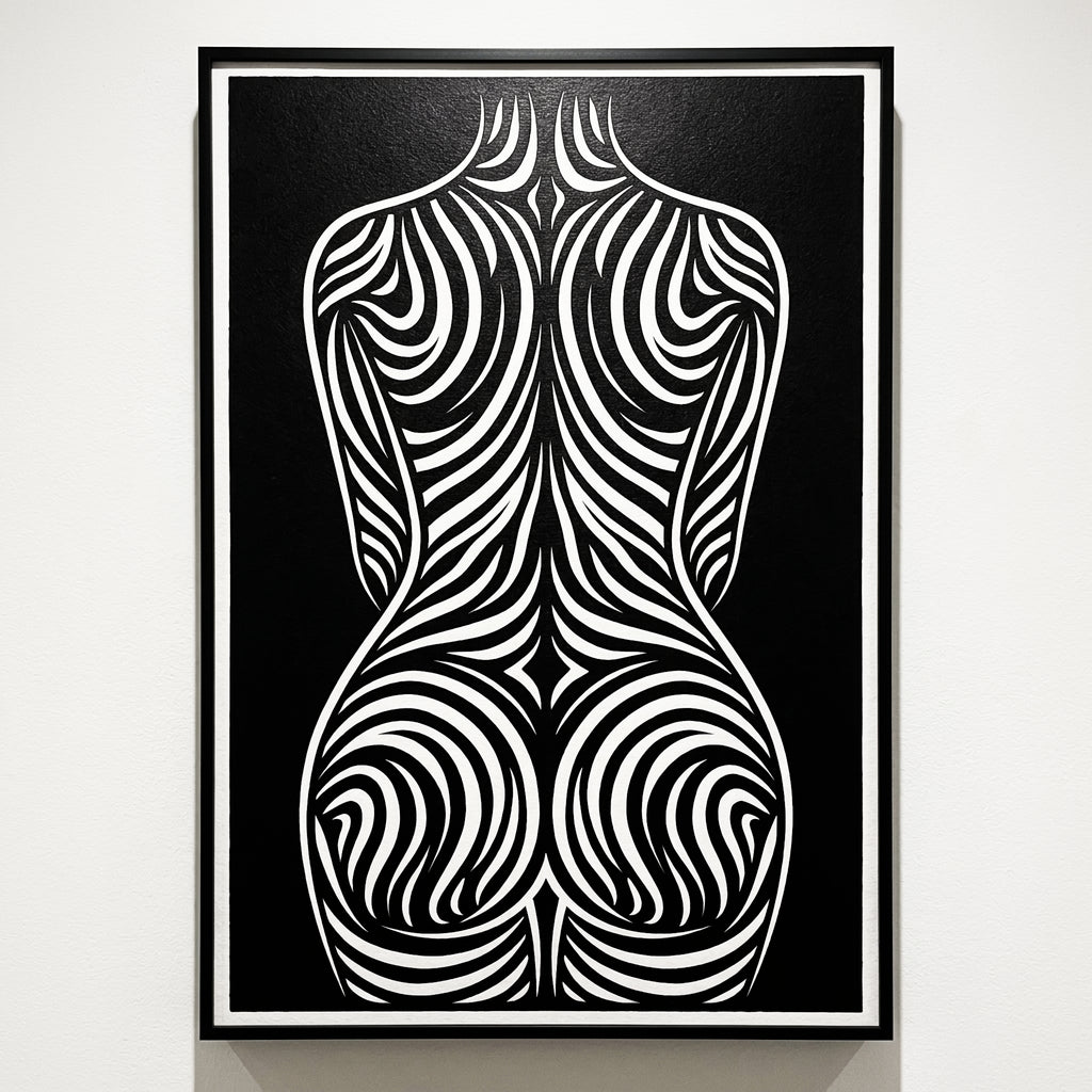 ENTROPY | Minimalist | Female Figure | B&W | 8K - 32K