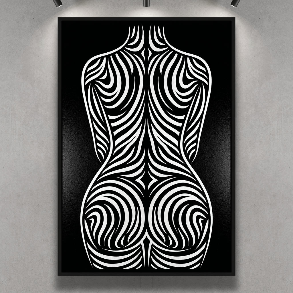 ENTROPY | Minimalist | Female Figure | B&W | 8K - 32K