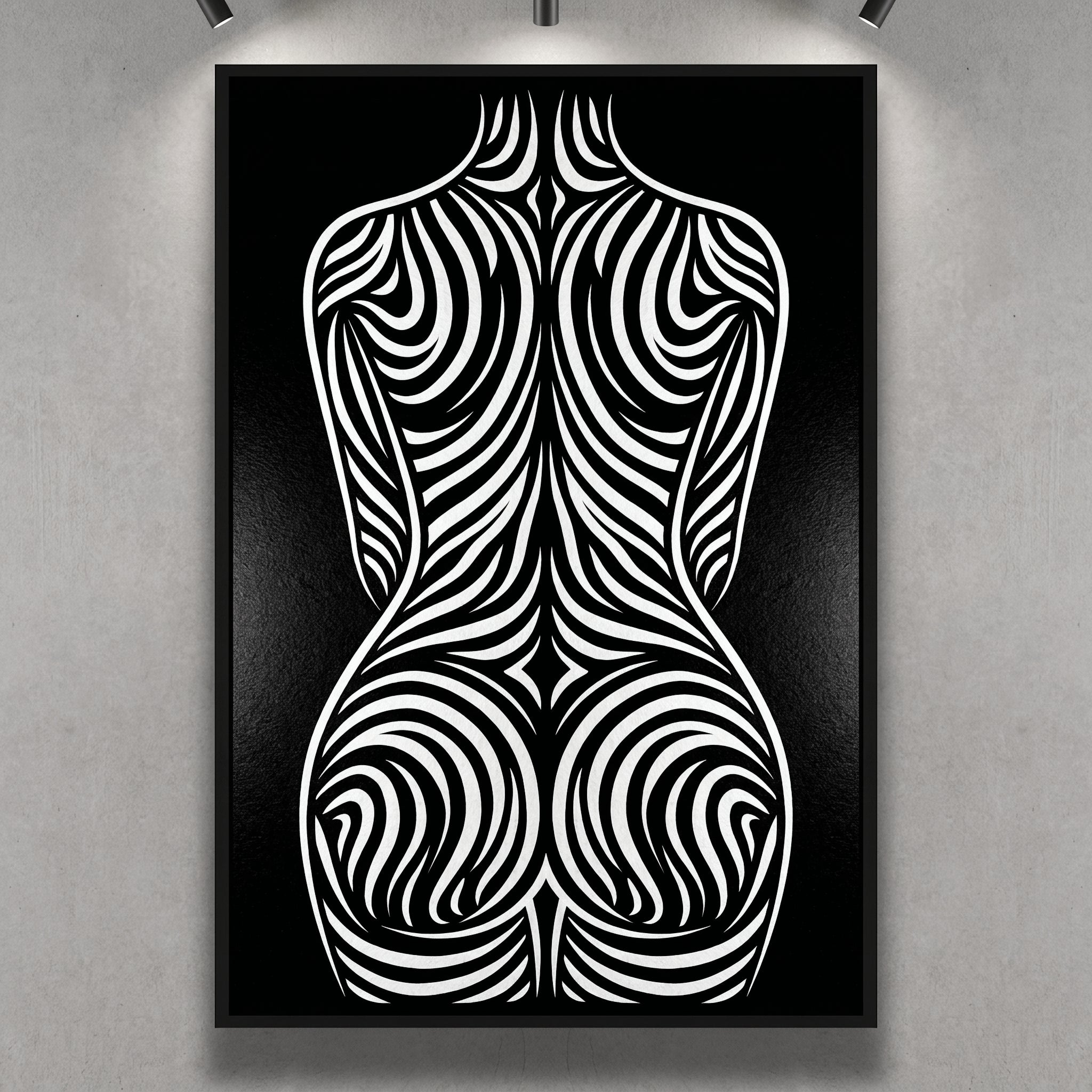 ENTROPY | Minimalist | Female Figure | B&W | 8K - 32K