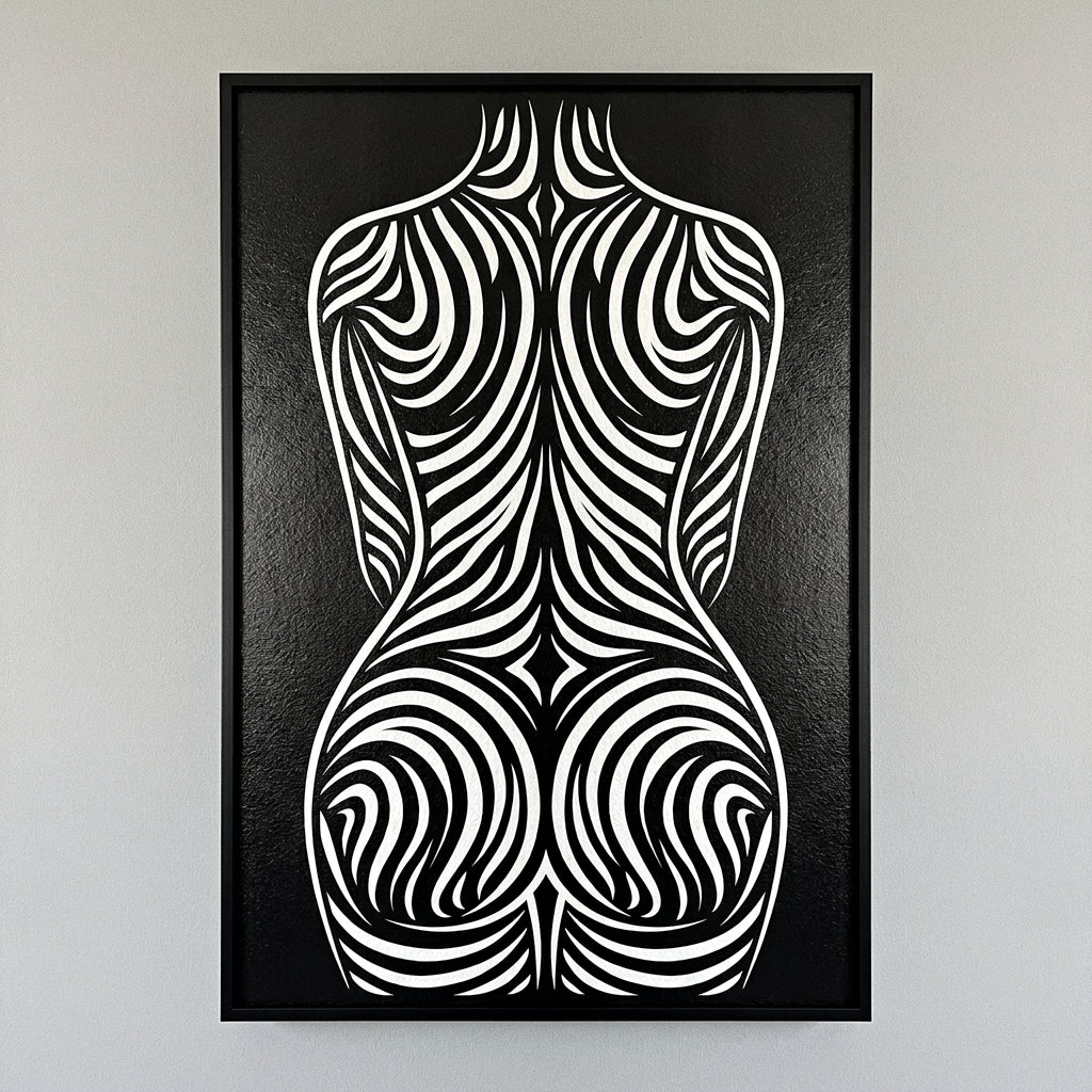 ENTROPY | Minimalist | Female Figure | B&W | 8K - 32K