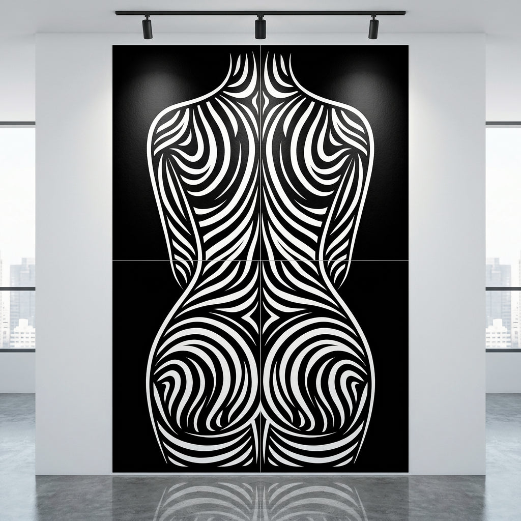ENTROPY | Minimalist | Female Figure | B&W | 8K - 32K