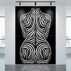 ENTROPY | Minimalist | Female Figure | B&W | 8K - 32K