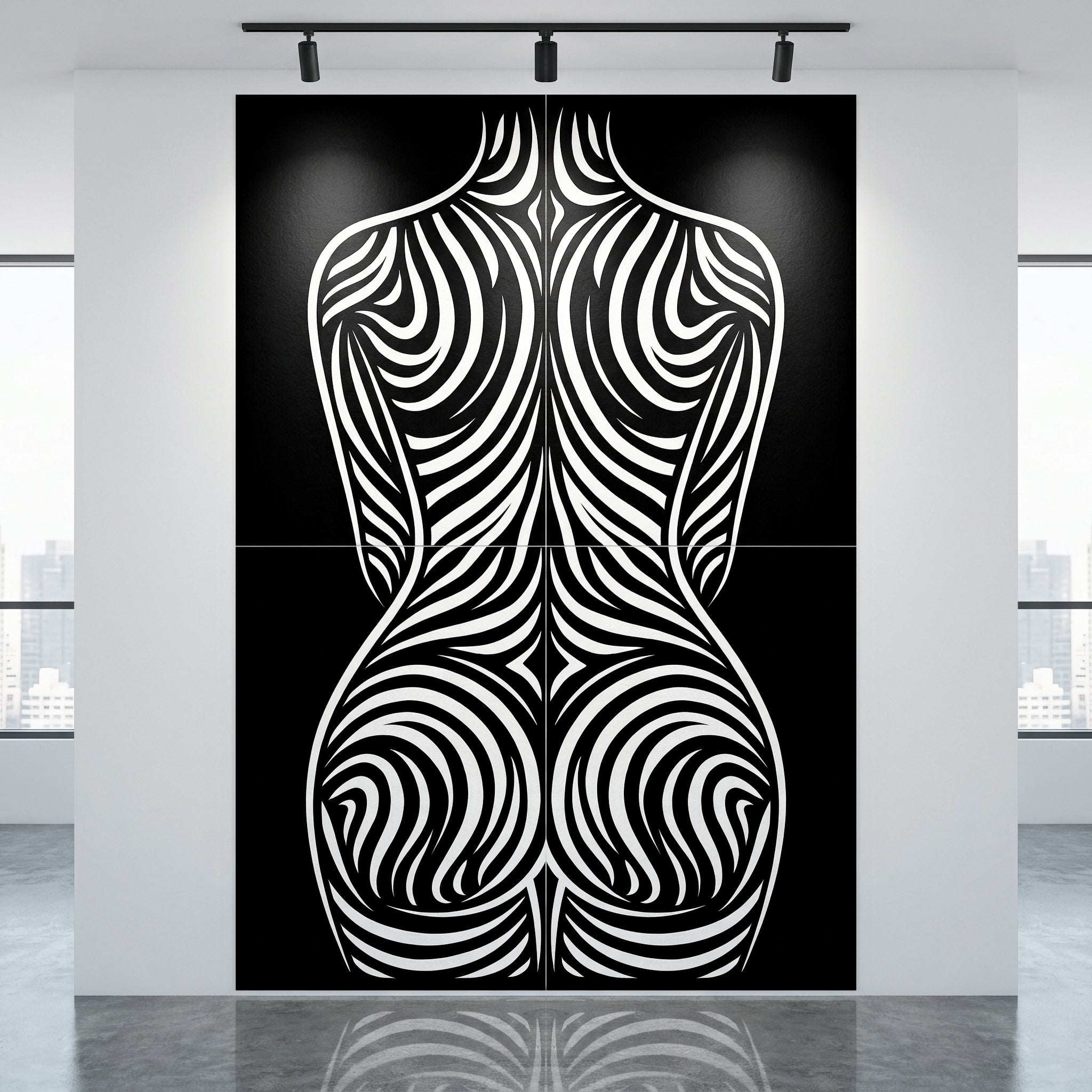 ENTROPY | Minimalist | Female Figure | B&W | 8K - 32K