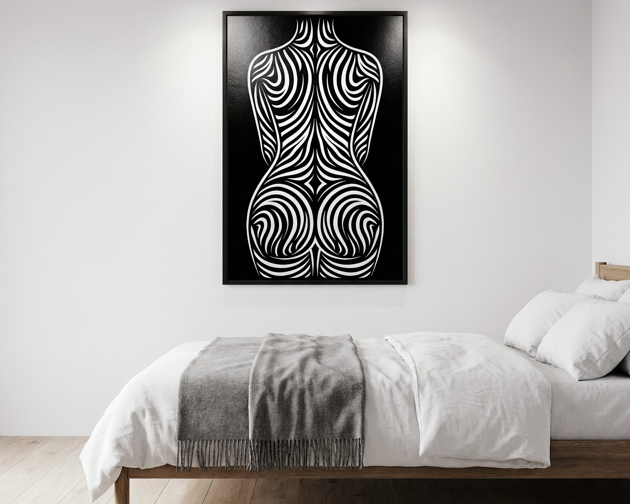 ENTROPY | Minimalist | Female Figure | B&W | 8K - 32K