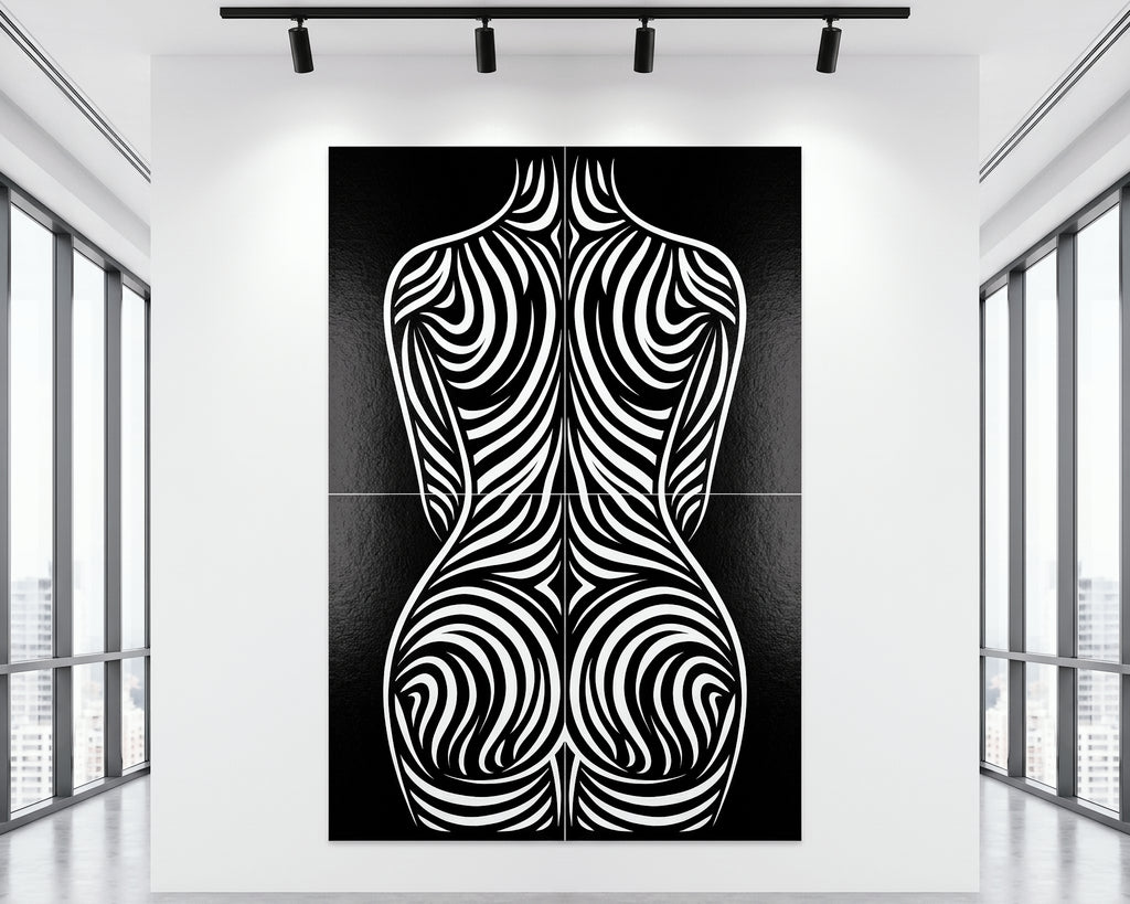 ENTROPY | Minimalist | Female Figure | B&W | 8K - 32K