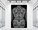 ENTROPY | Minimalist | Female Figure | B&W | 8K - 32K