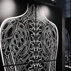 EXO | Minimalist Cybernetic Female Form | Luxury Multi-Print Op Art