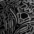 EXO | Minimalist Cybernetic Female Form | Luxury Multi-Print Op Art