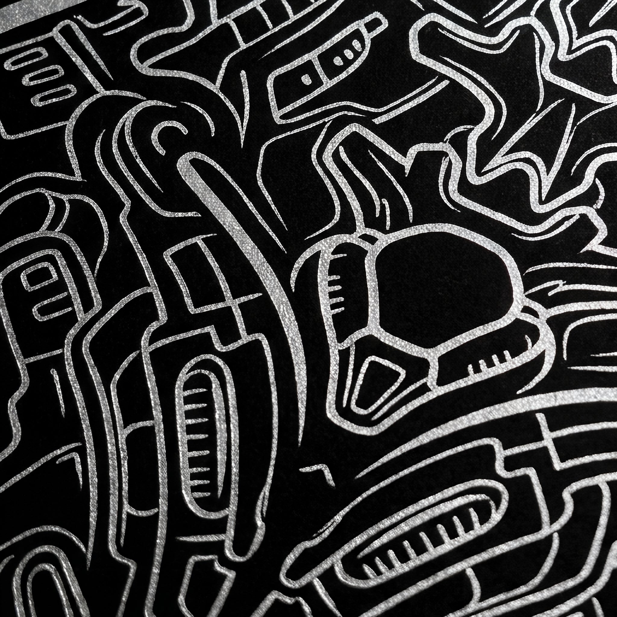 EXO | Minimalist Cybernetic Female Form | Luxury Multi-Print Op Art