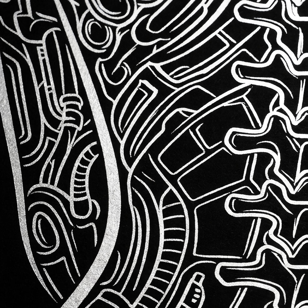 EXO | Minimalist Cybernetic Female Form | Luxury Multi-Print Op Art