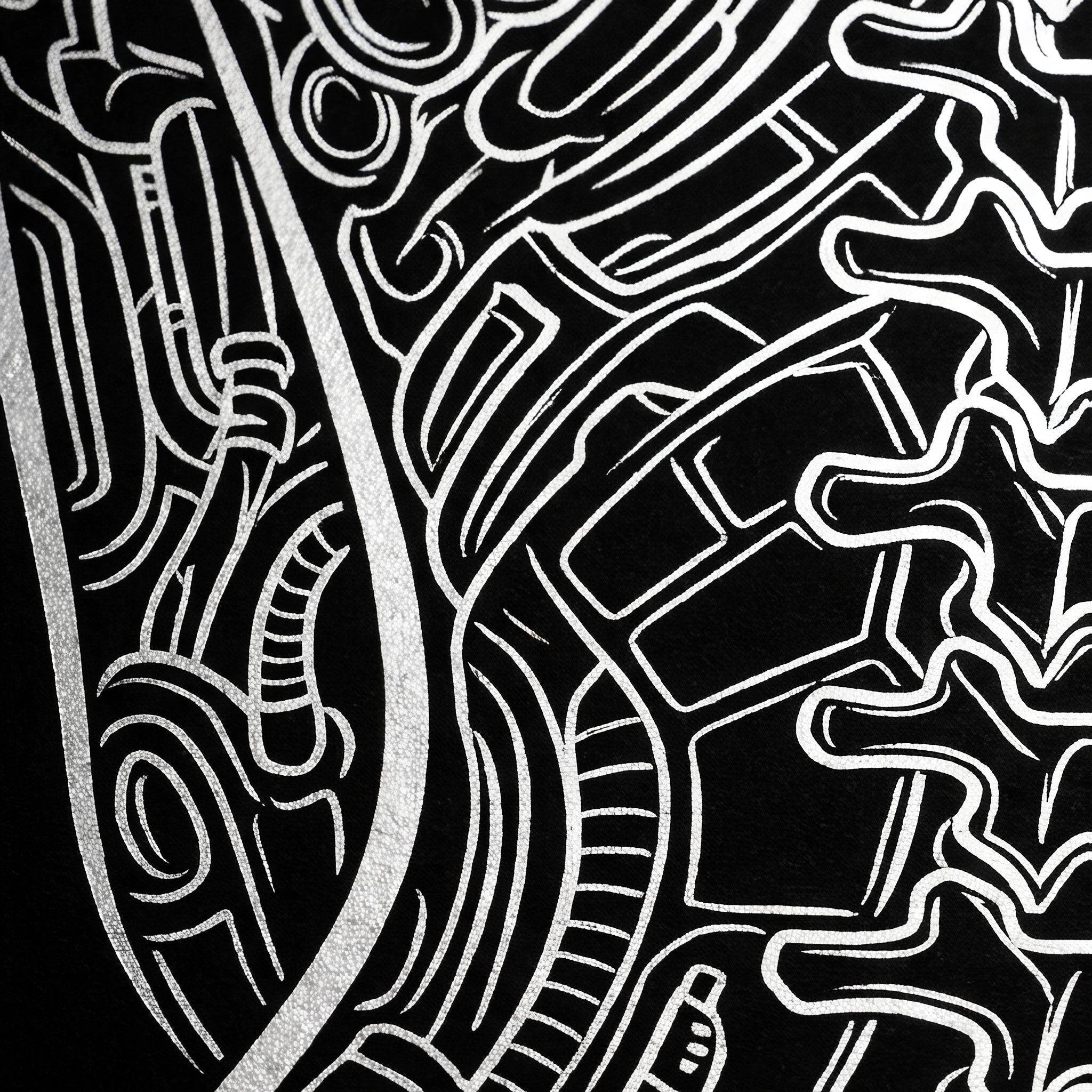 EXO | Minimalist Cybernetic Female Form | Luxury Multi-Print Op Art