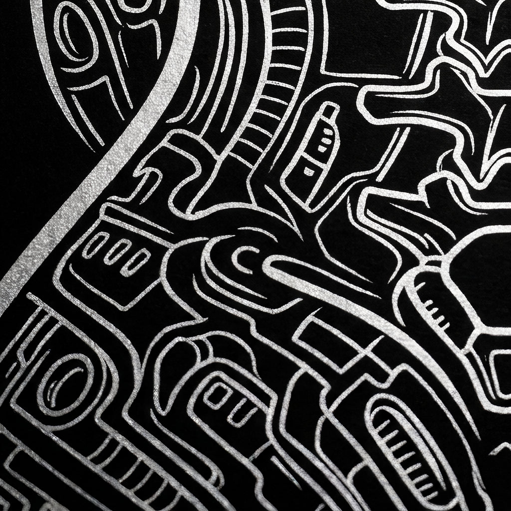 EXO | Minimalist Cybernetic Female Form | Luxury Multi-Print Op Art