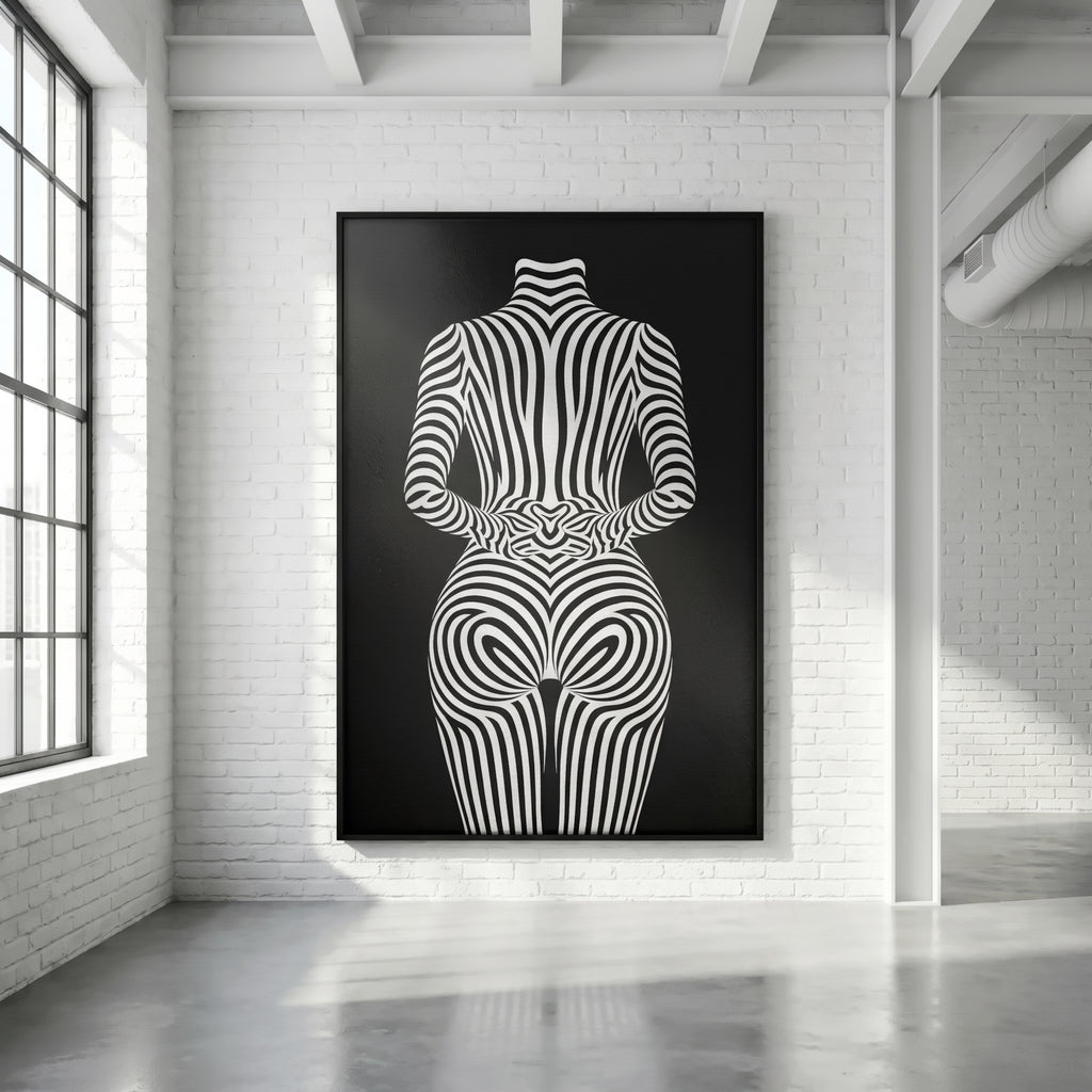 ECHELON | Minimalist | Female Figure | B&W | 8K - 32K