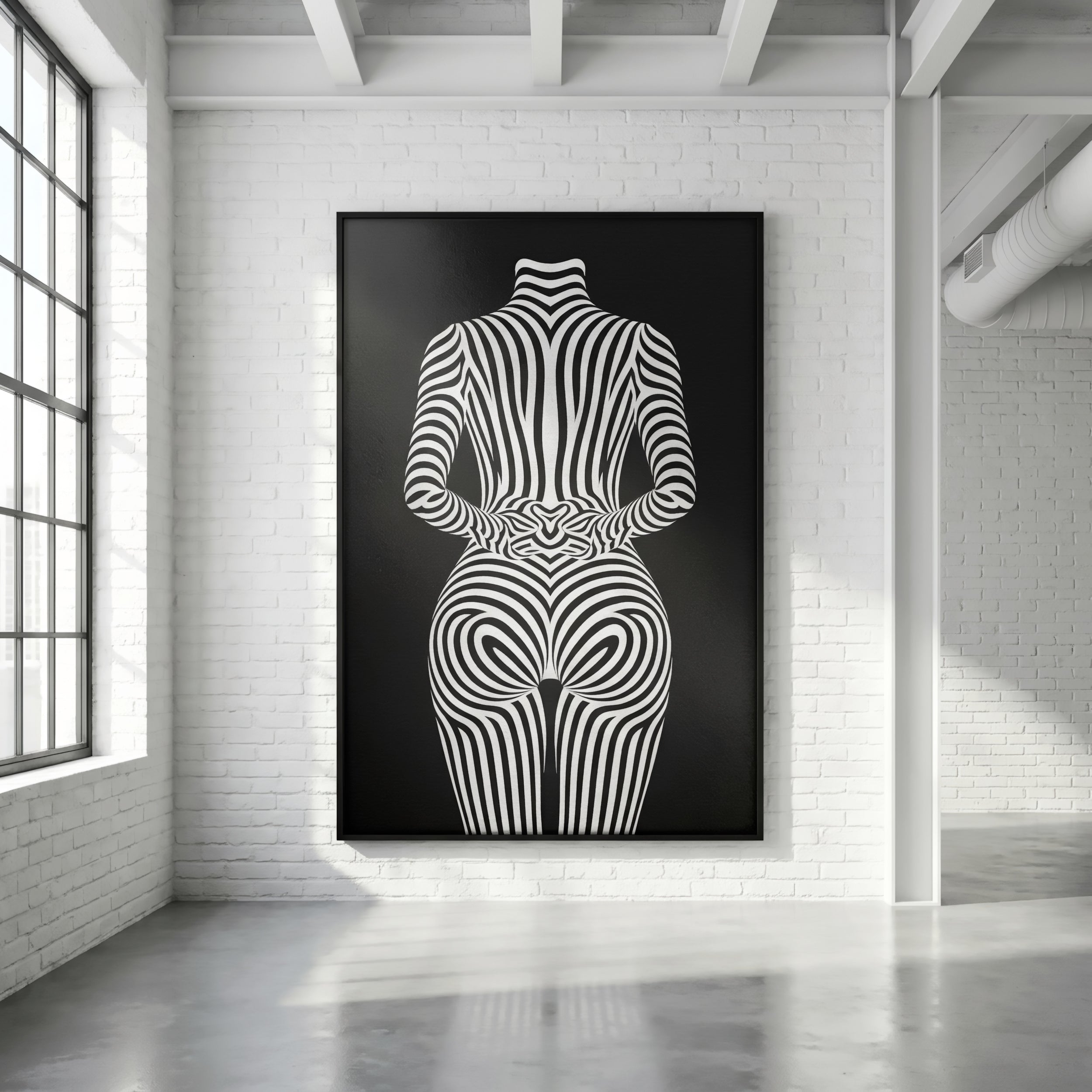 ECHELON | Minimalist | Female Figure | B&W | 8K - 32K