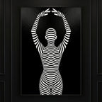 EN POINTE | Minimalist Ballet Dancer Silhouette Wall Art Print