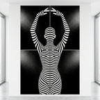 EN POINTE | Minimalist Ballet Dancer Silhouette | Luxury Multi-Print Wall Art