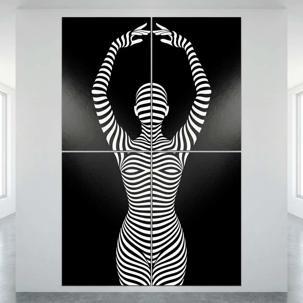 EN POINTE | Minimalist Ballet Dancer Silhouette | Luxury Multi-Print Wall Art