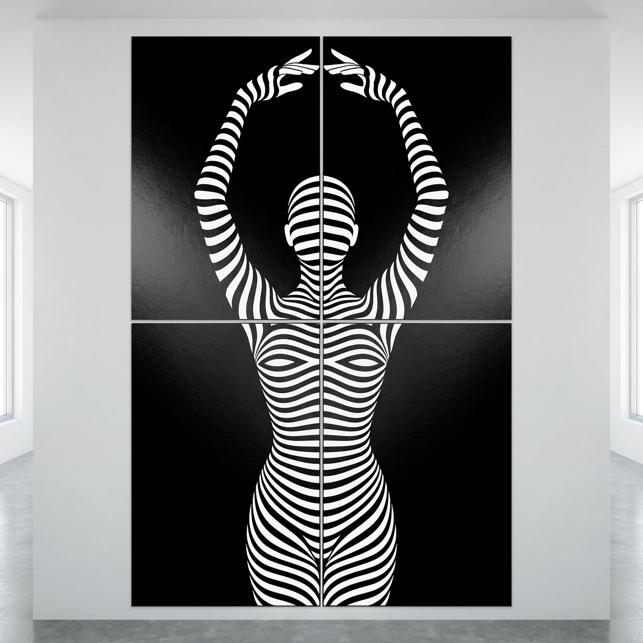EN POINTE | Minimalist Ballet Dancer Silhouette | Luxury Multi-Print Wall Art