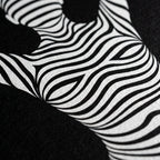 EN POINTE | B&W Minimalist Ballet Dancer | Modern Op Art | 8K - 32K Prints