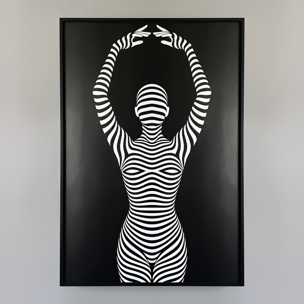 EN POINTE | Minimalist Ballet Dancer Silhouette Wall Art Print