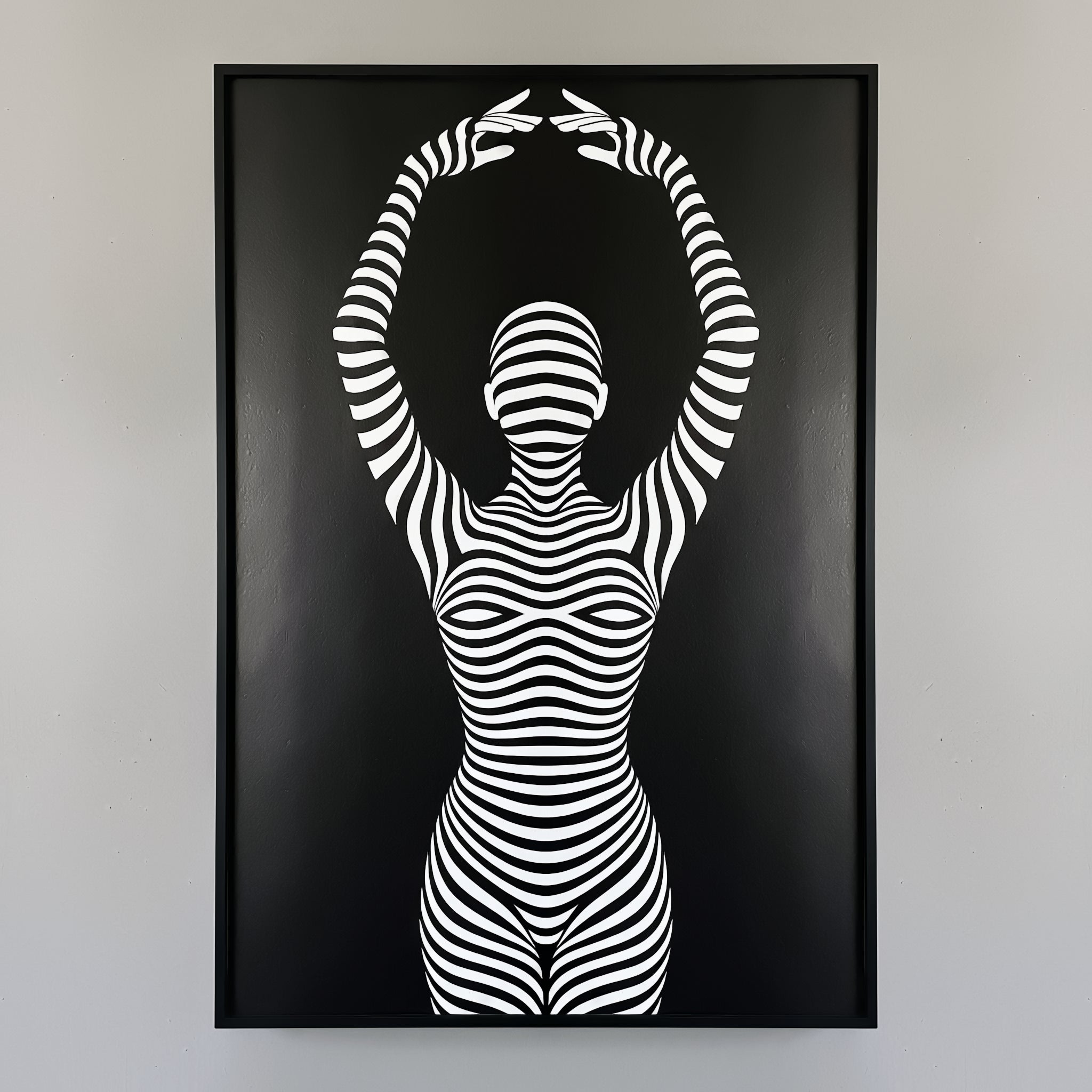 EN POINTE | Minimalist Ballet Dancer Silhouette Wall Art Print