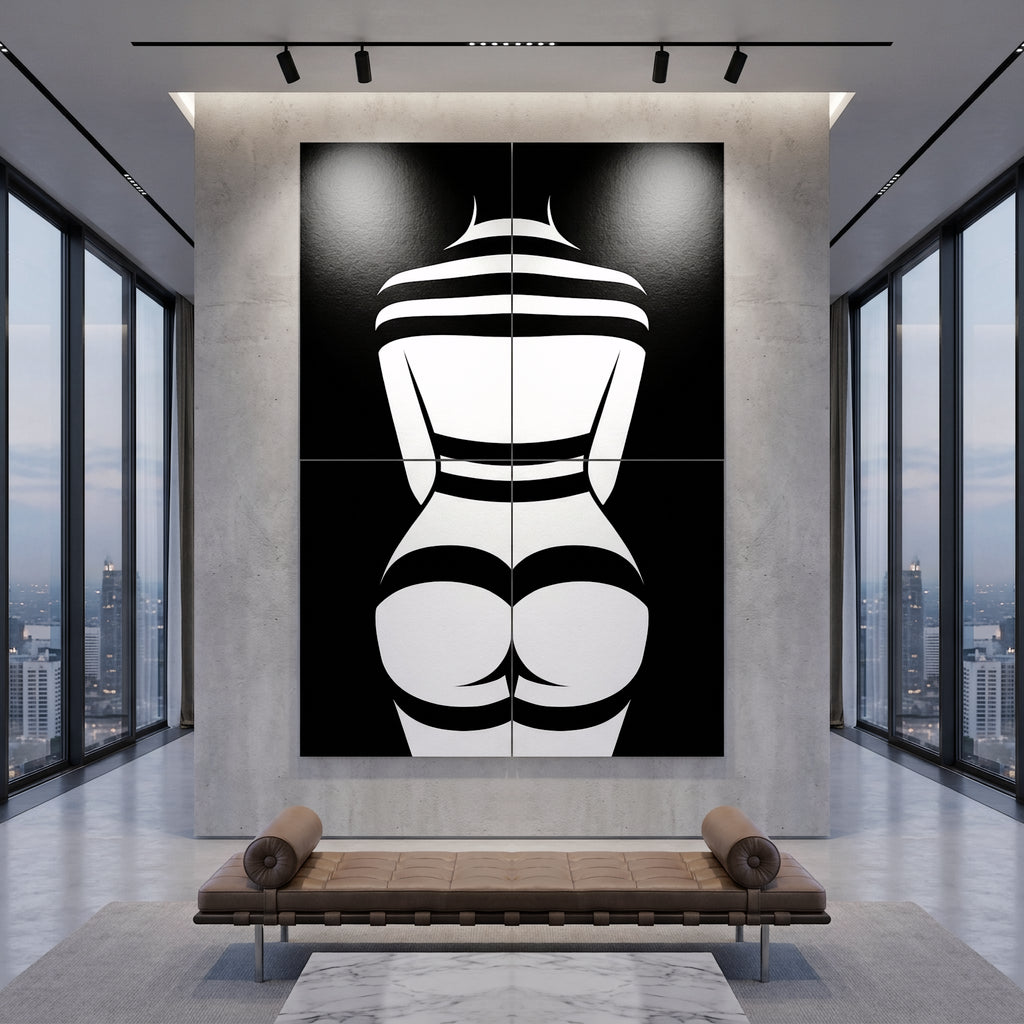GALA | Minimalist | Female Figure | B&W | 8K - 32K