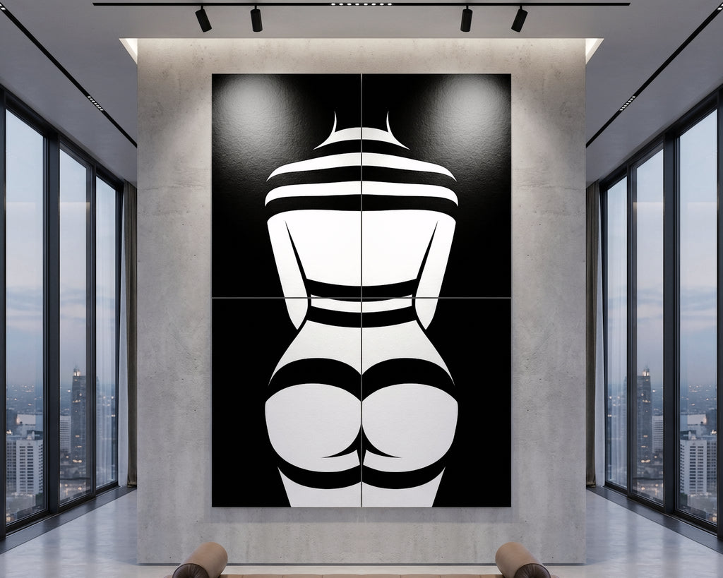 GALA | Minimalist | Female Figure | B&W | 8K - 32K