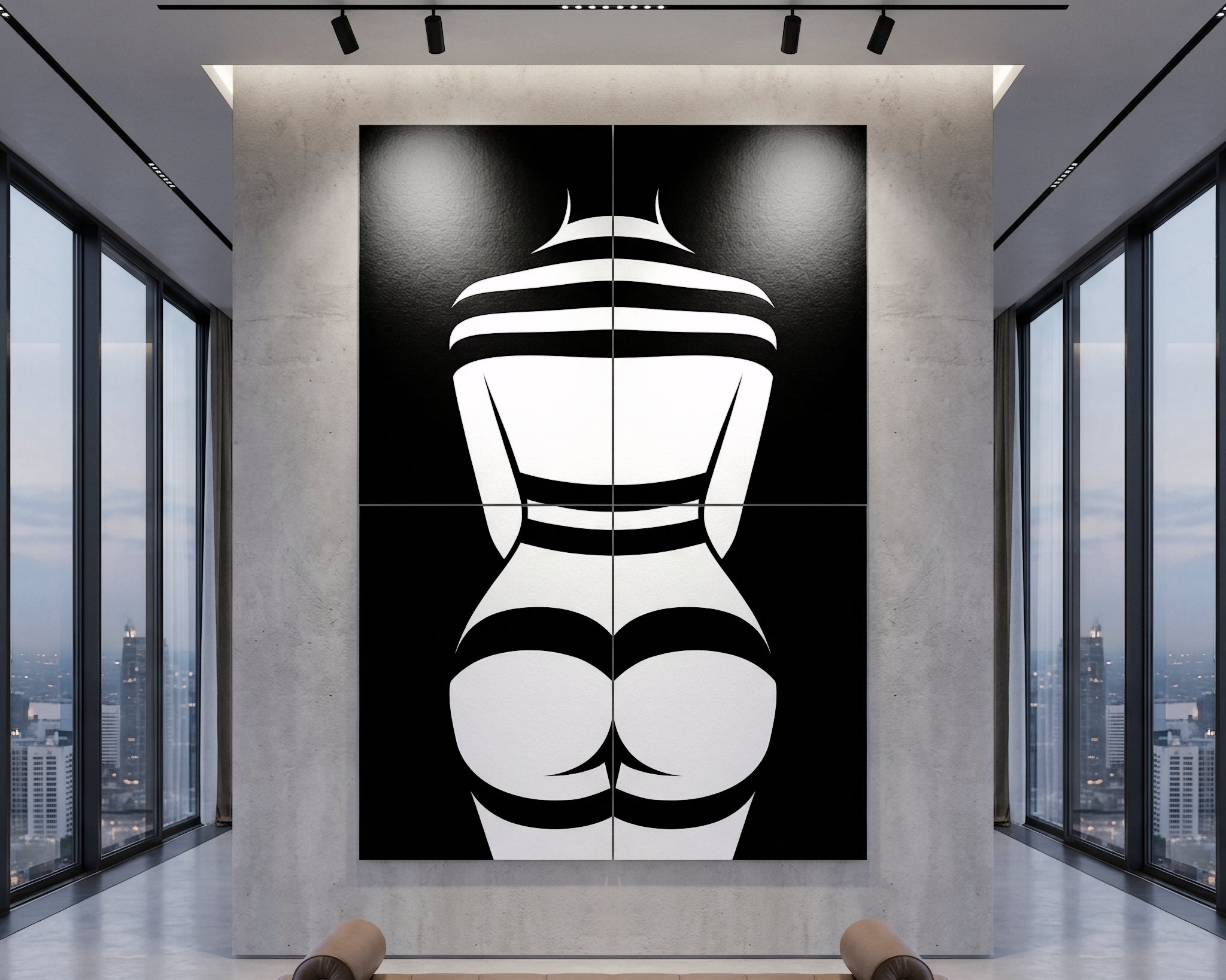 GALA | Minimalist | Female Figure | B&W | 8K - 32K